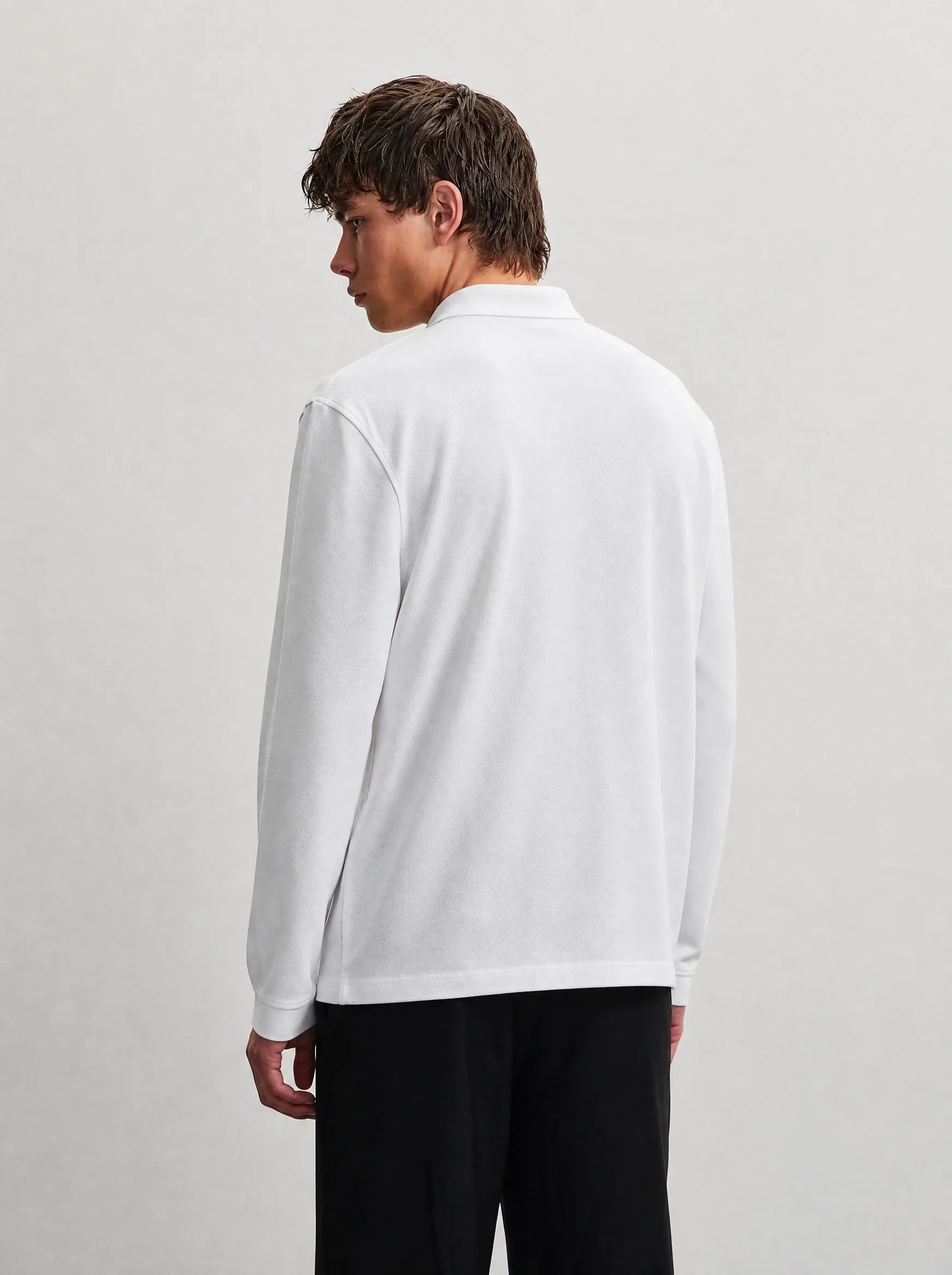 Lacoste Uzun Kollu Pike Lacivert