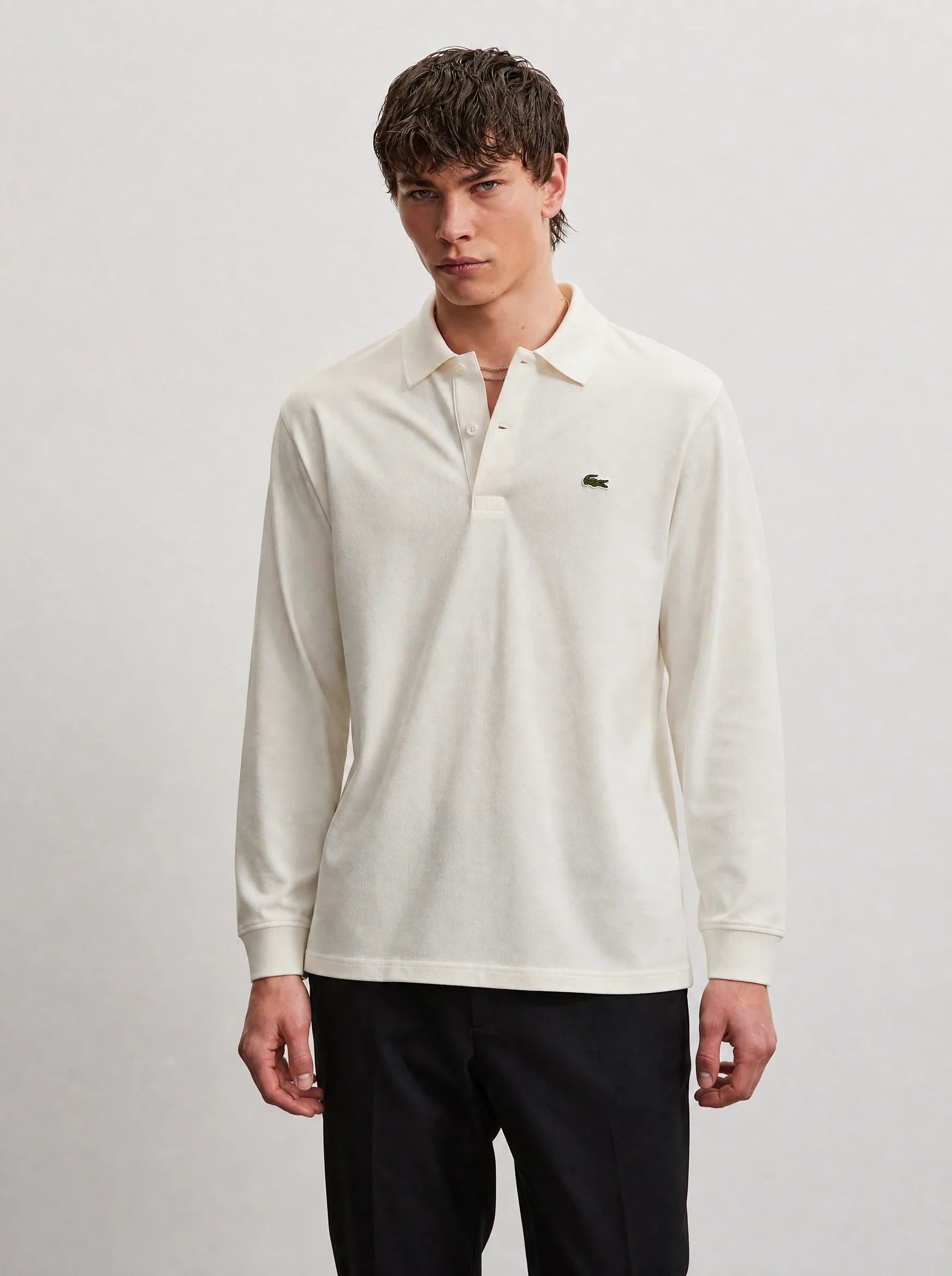 Lacoste Uzun Kollu Pike Lacivert
