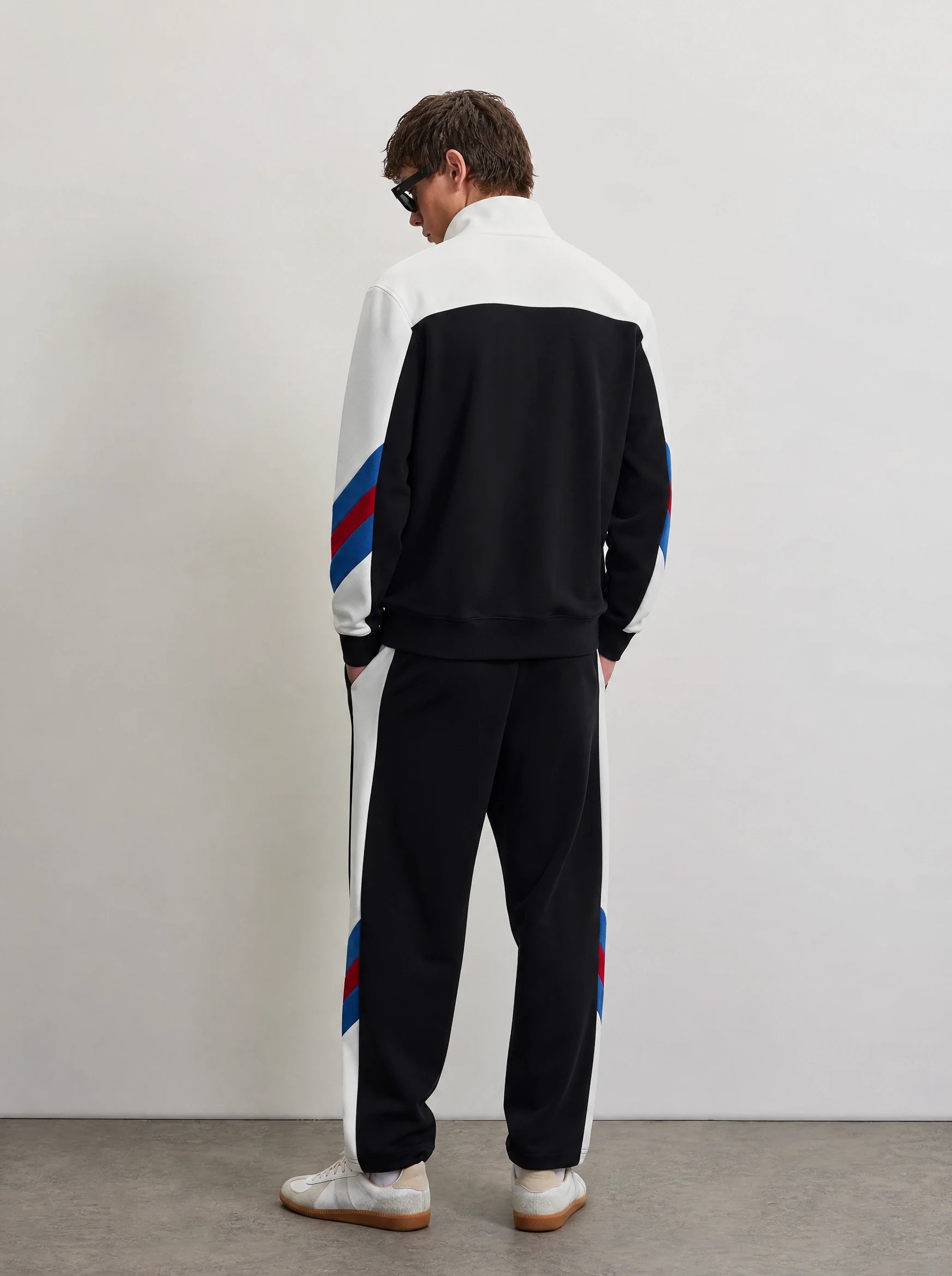 Gucci Renk Bloklu Diagonal Şeritli Eşofman Takımı