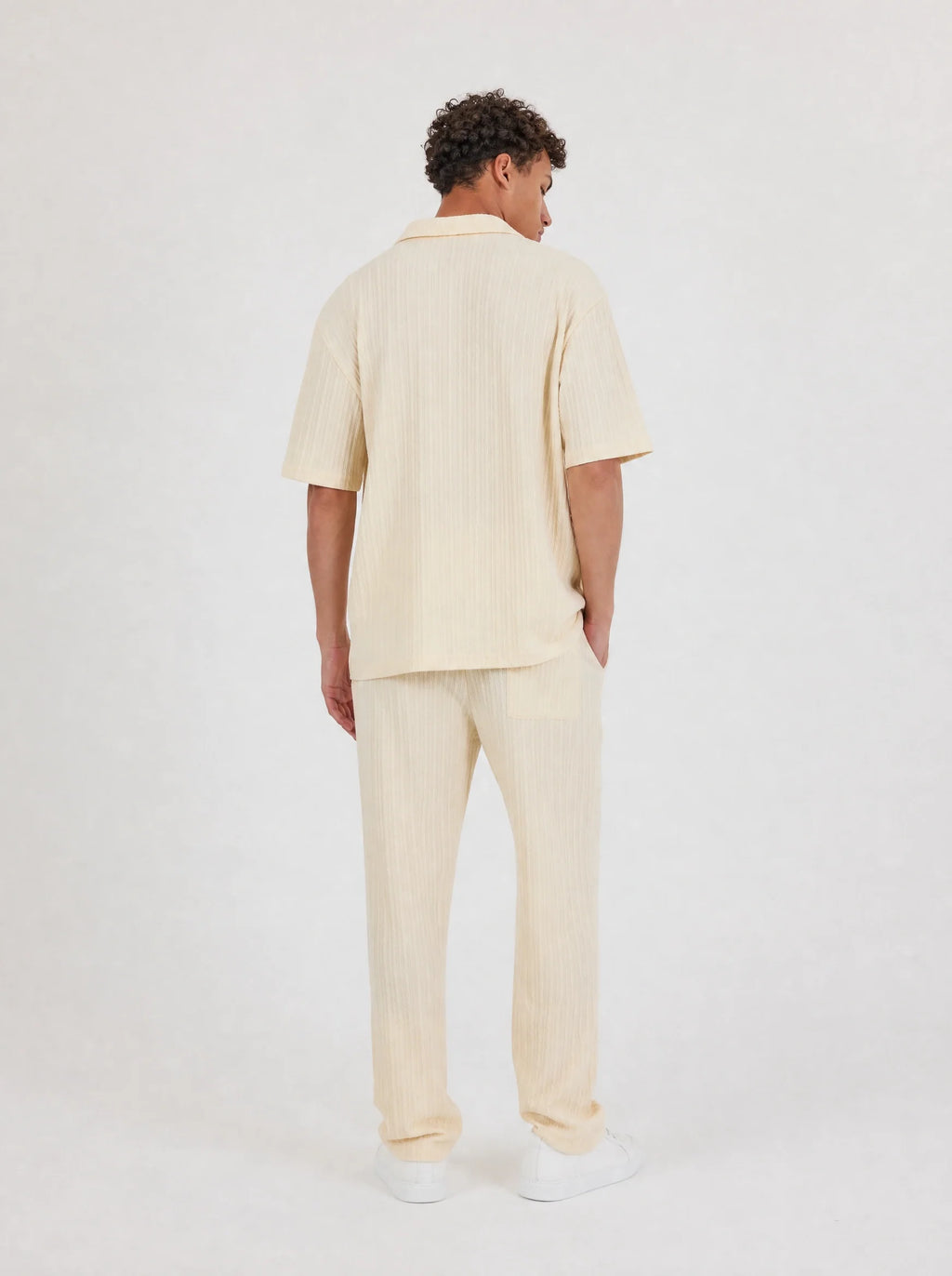 Loch Yazlık Keten Takım Siyah