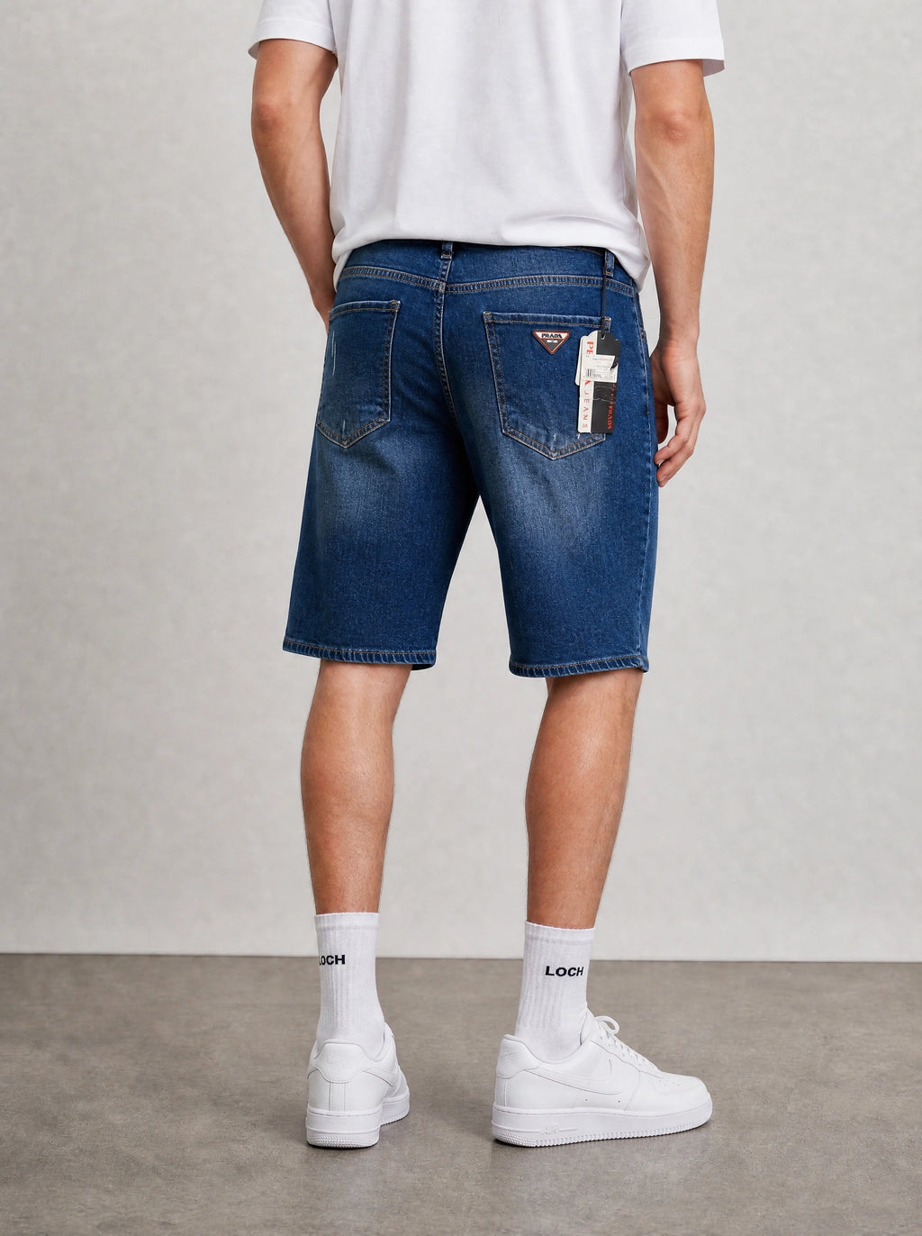 Prada Wash Denim Short