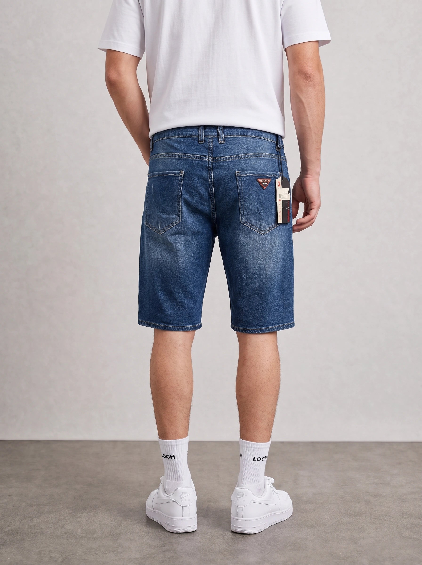 Prada Wash Denim Short