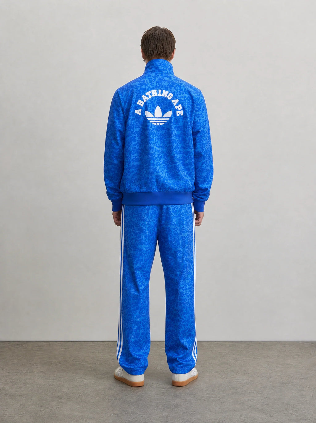 Adidas Kamuflaj Desenli Fermuarlı Eşofman Takımı Siyah Kırmızı