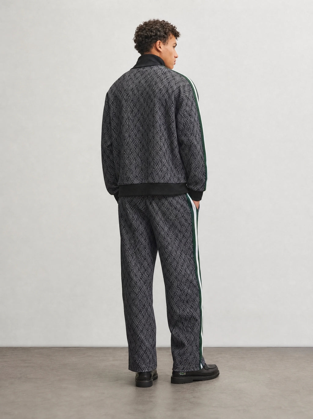 Lacoste 2026 Premium Monogram Takım Siyah