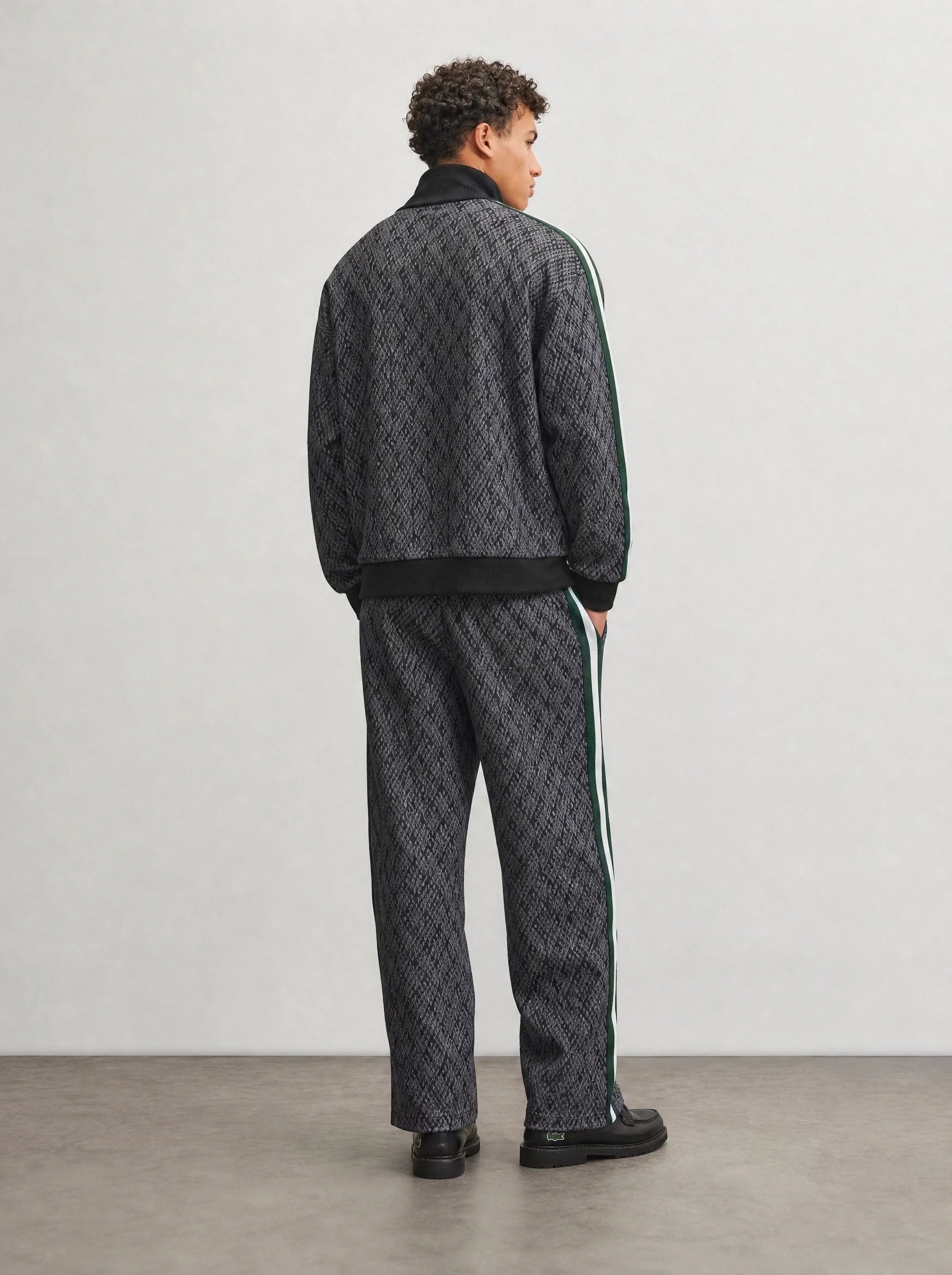 Lacoste 2026 Premium Monogram Takım Siyah