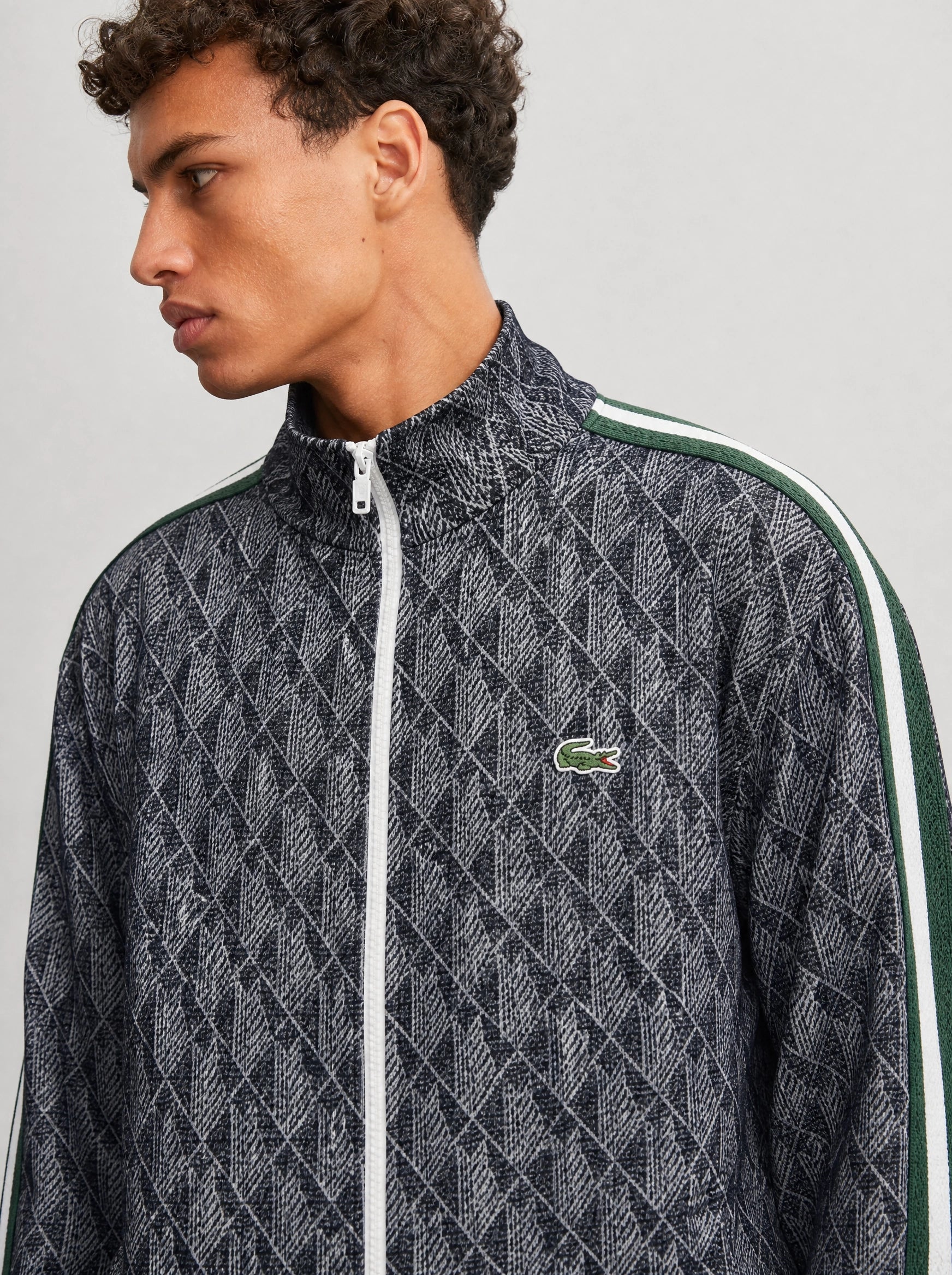 Lacoste 2026 Premium Monogram Takım Siyah