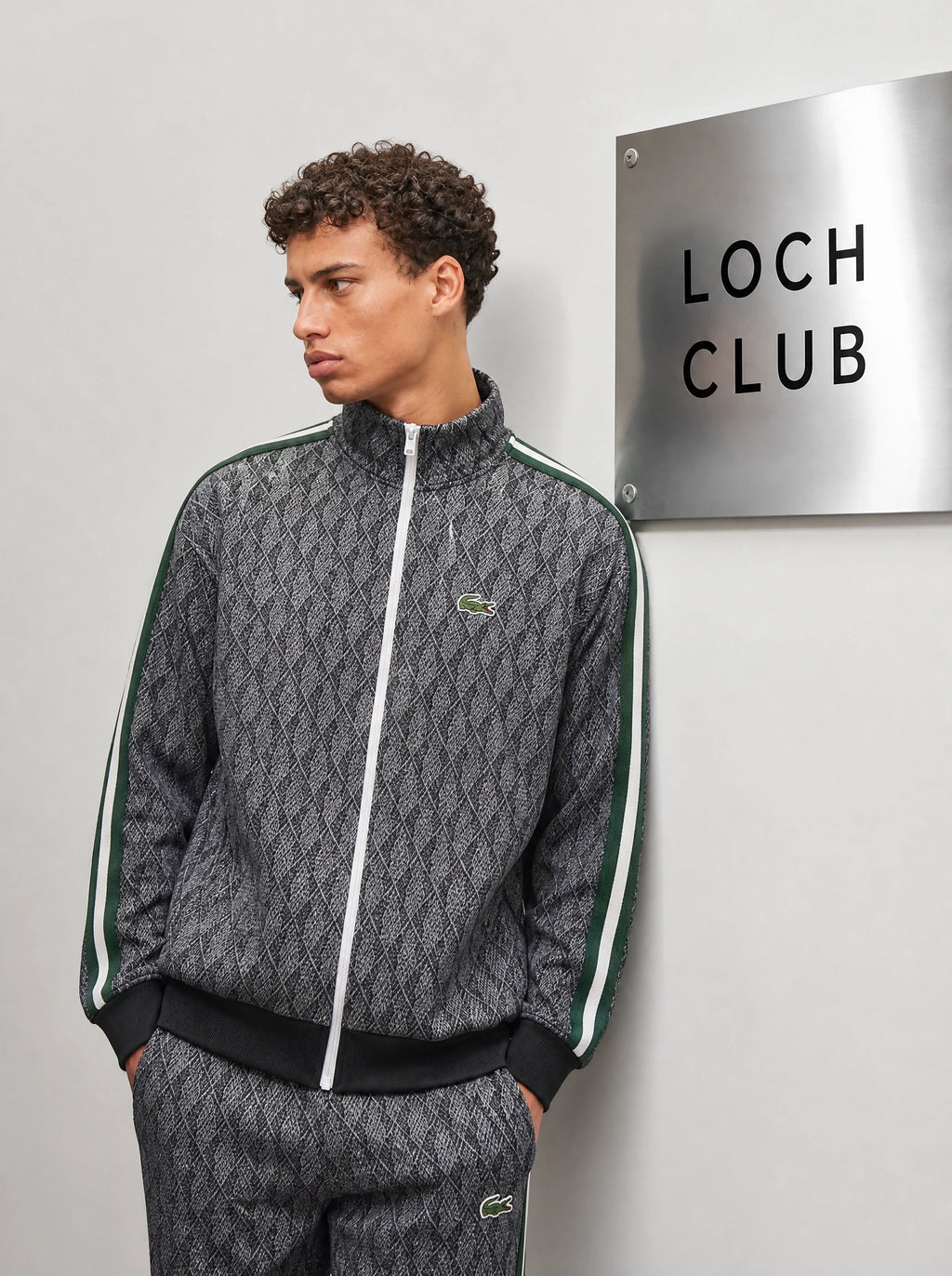 Lacoste 2026 Premium Monogram Takım Siyah